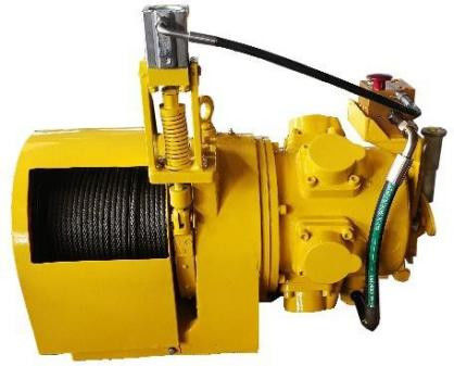 Oilfield Aluminum Pneumatic Air Winch JQHS-5×48 With Automatic Drum Band Brake