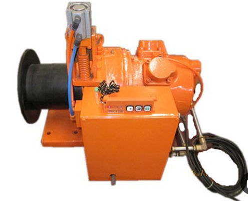 Single Support Piston Type Pneumatic Winch Hoist JQH-5×48QB For Hauling And Lifting