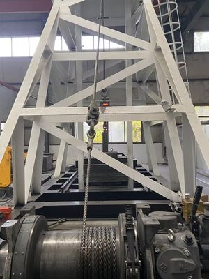 Remote Control Electric Logging Winch Variable Frequency Speed For Oilfield
