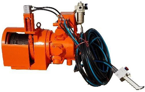 100 M To 500 M Drum Capacity JQH Series Air Winch with 8 Mm 20 Mm Rope Diameter and Steel Material