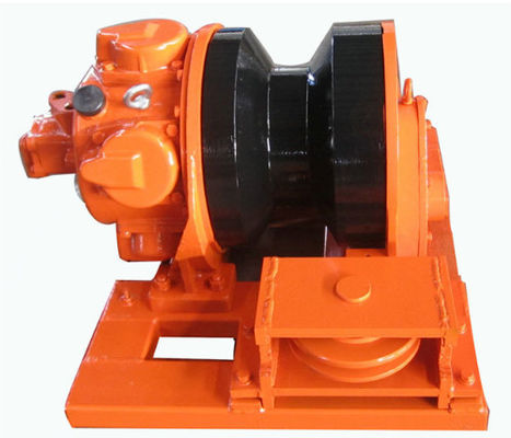 Double Support Piston Type Pneumatic Lifting Winch 20m/min With Hand or Foot Brake