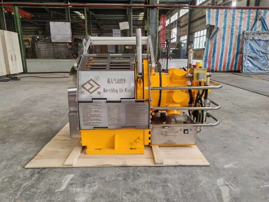 ZJQH-10×20B0 Manned Pneumatic Winch 10KN for Personnel Lifting