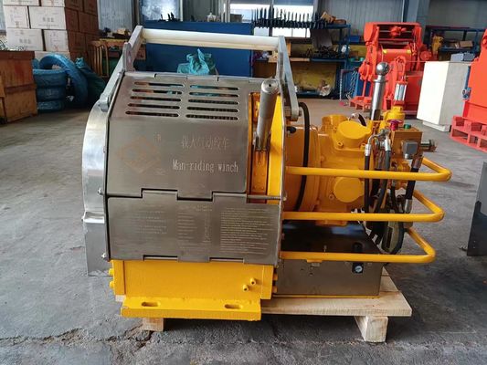 Pneumatic Manriding Winch ZJQH-1.5×30B Lifting Apparatus Powered By Compressed Air Motor